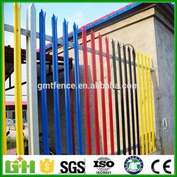 Factory Price Galvanized or PVC coated Steel Palisade Fence